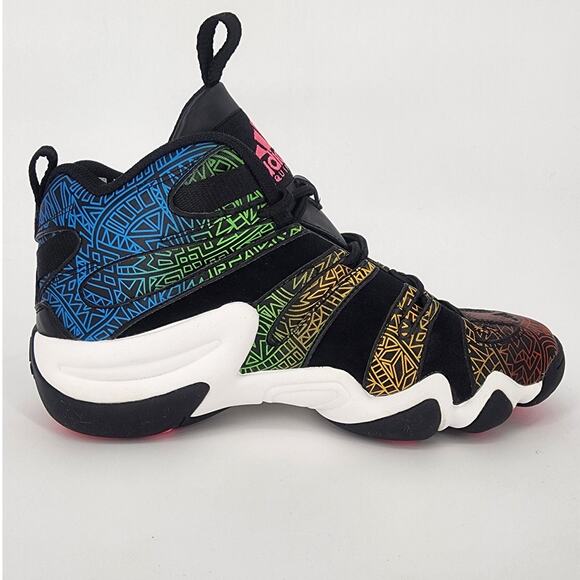 Adidas Crazy 8 Tribal Gradient SAMPLE Basketball Shoes Black Multi Size 9 - Picture 6 of 14